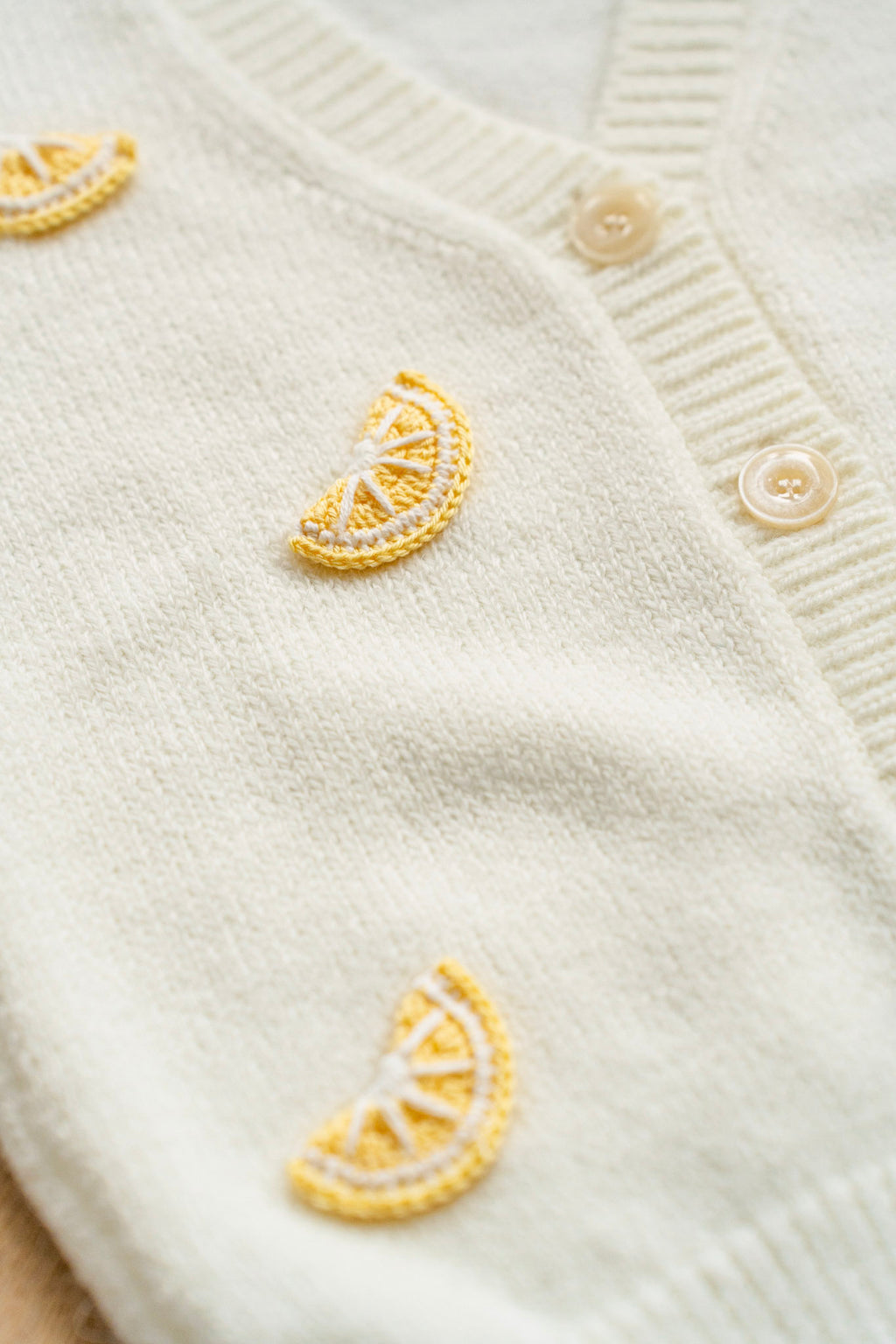 Little Lemon Knit Cardigan