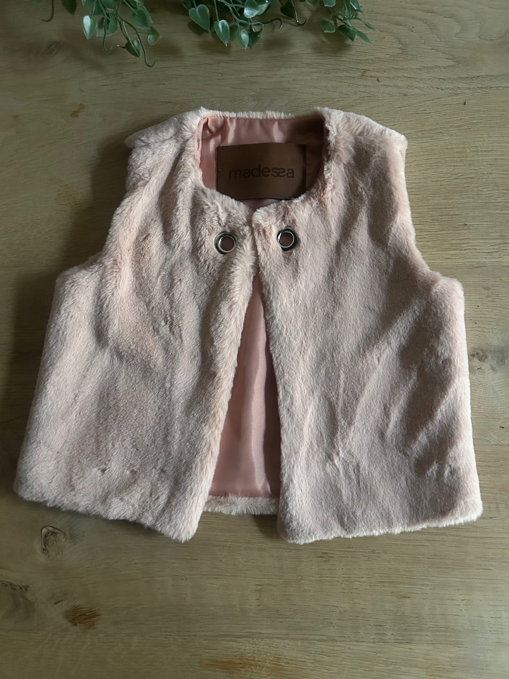 Pink Fur Vest
