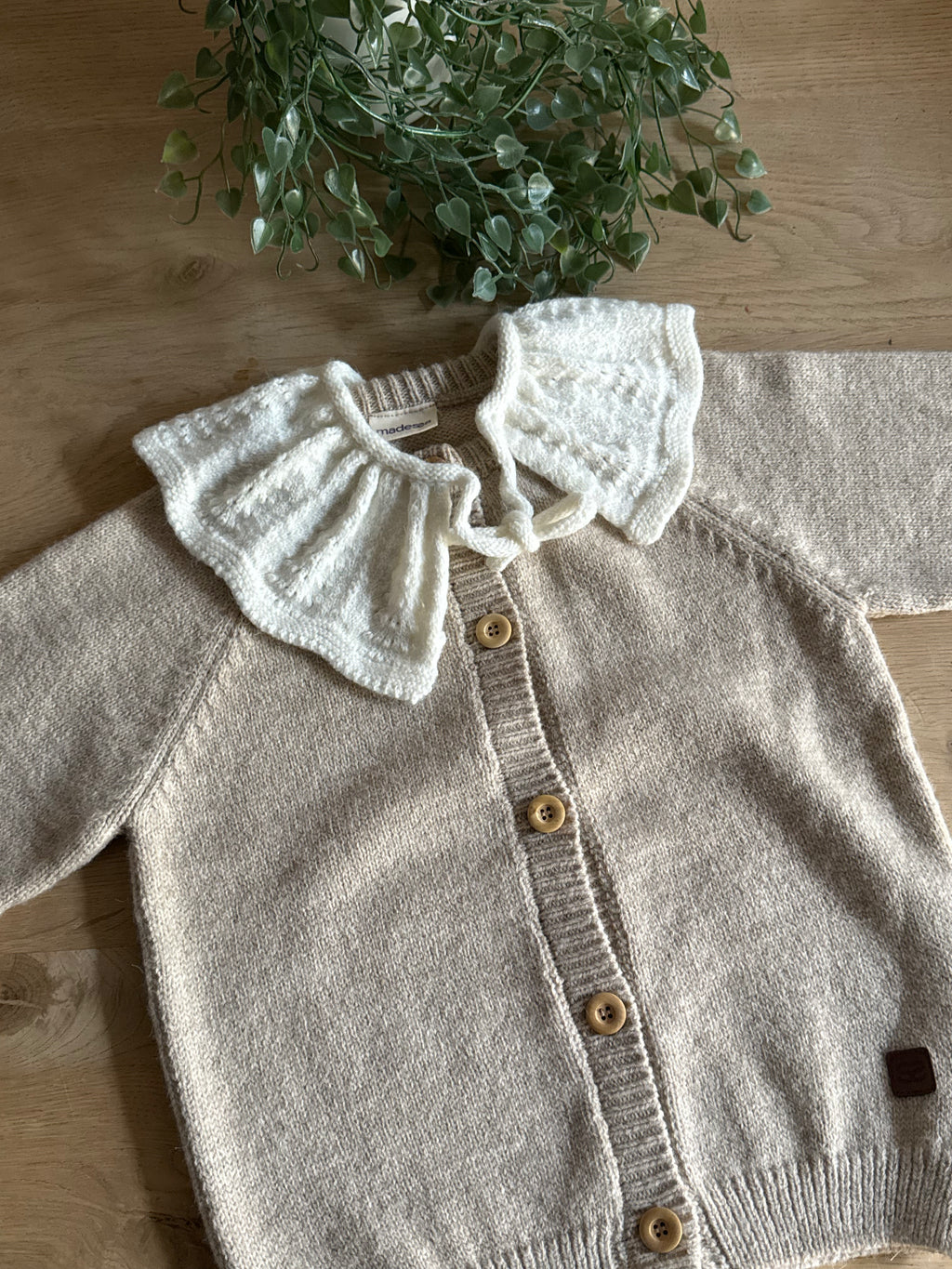 Handmade Collar Knit Cardigan
