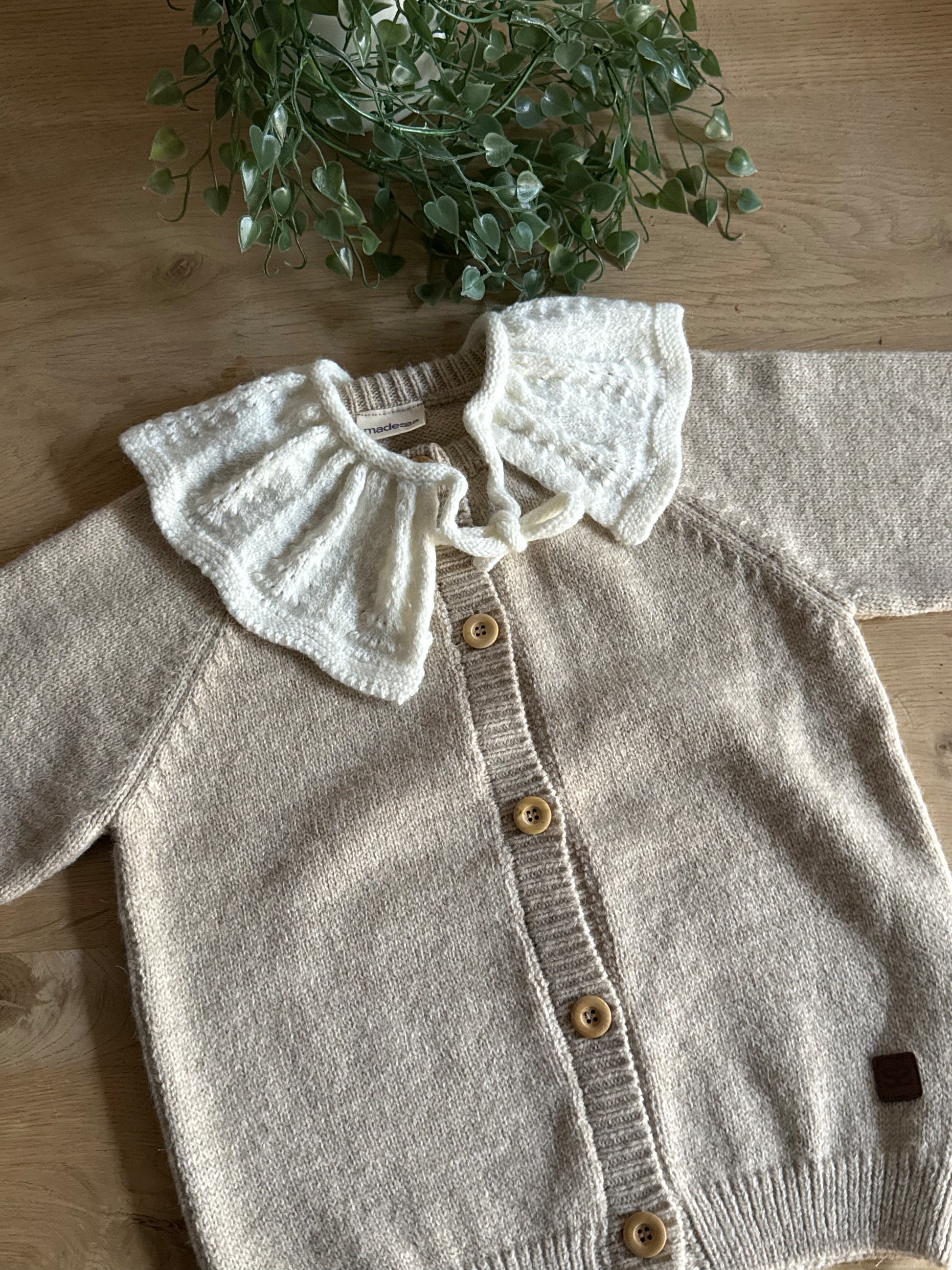 Handmade Collar Knit Cardigan