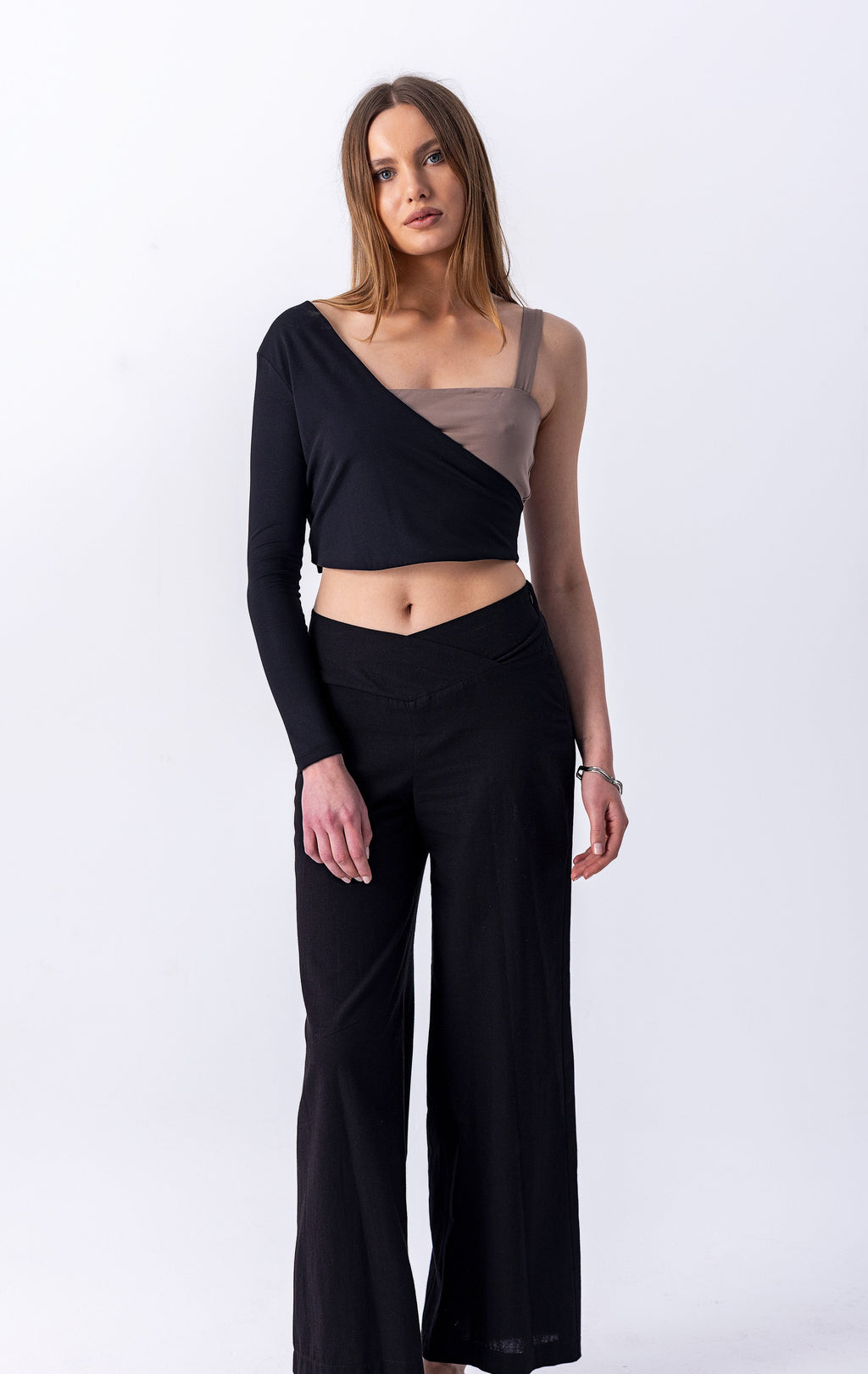 Asymmetric Crop Top