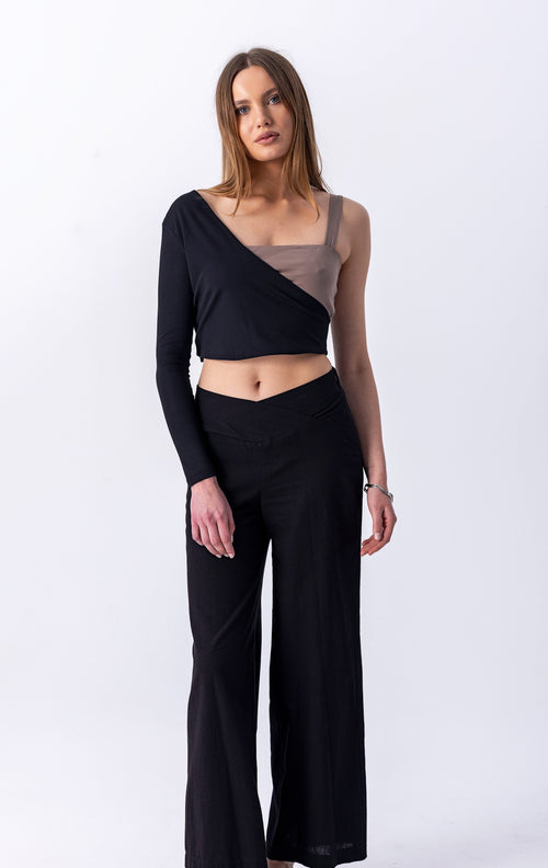 Asymmetric Crop Top