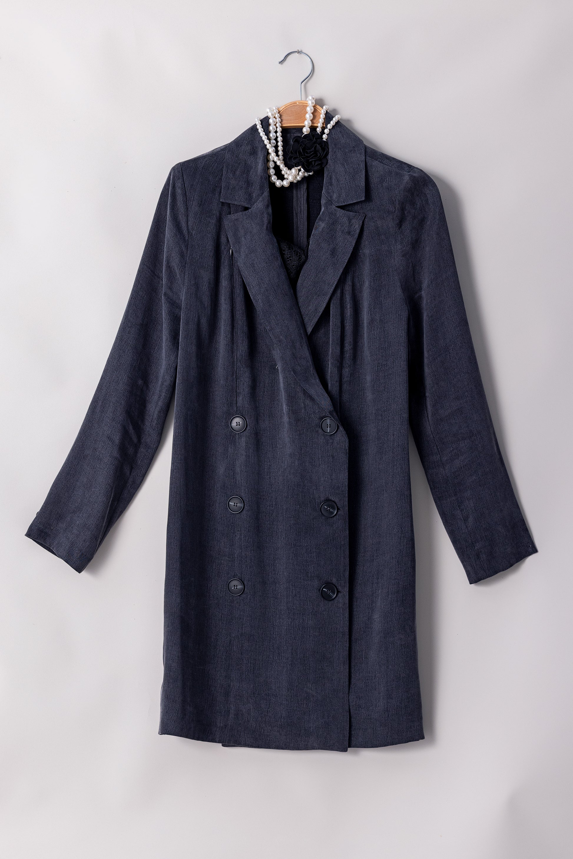 Nursing-Friendly Blazer Dress