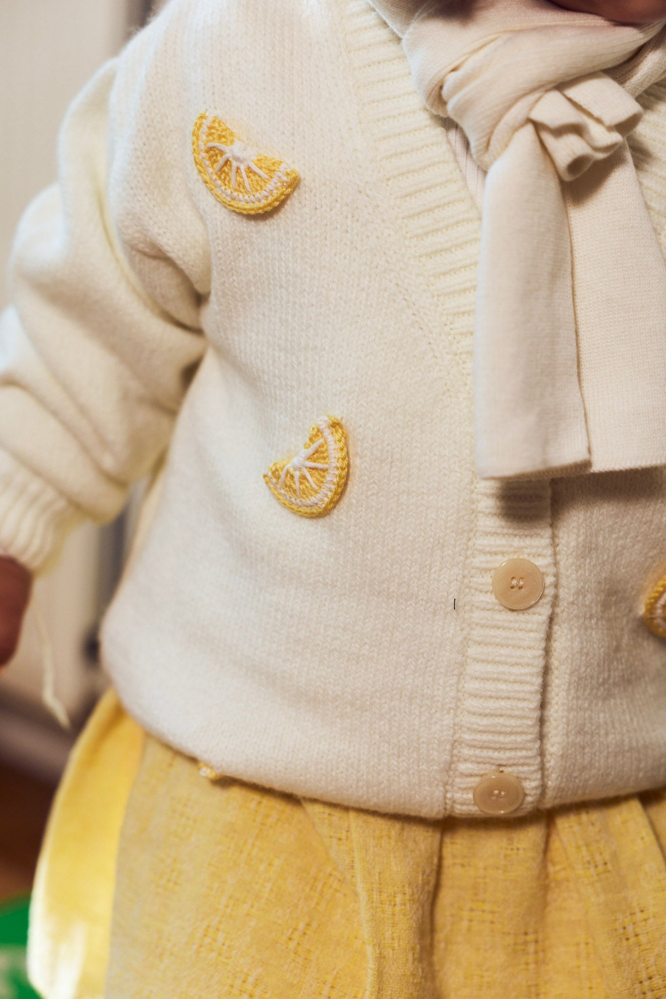 Little Lemon Knit Cardigan