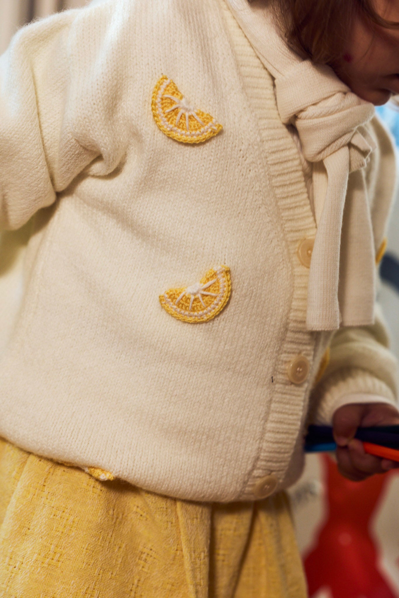 Little Lemon Knit Cardigan