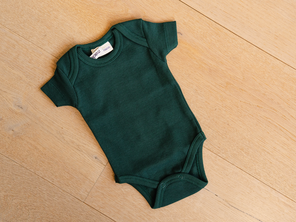 Madessa Short Sleeve Cotton Rib Bodysuit