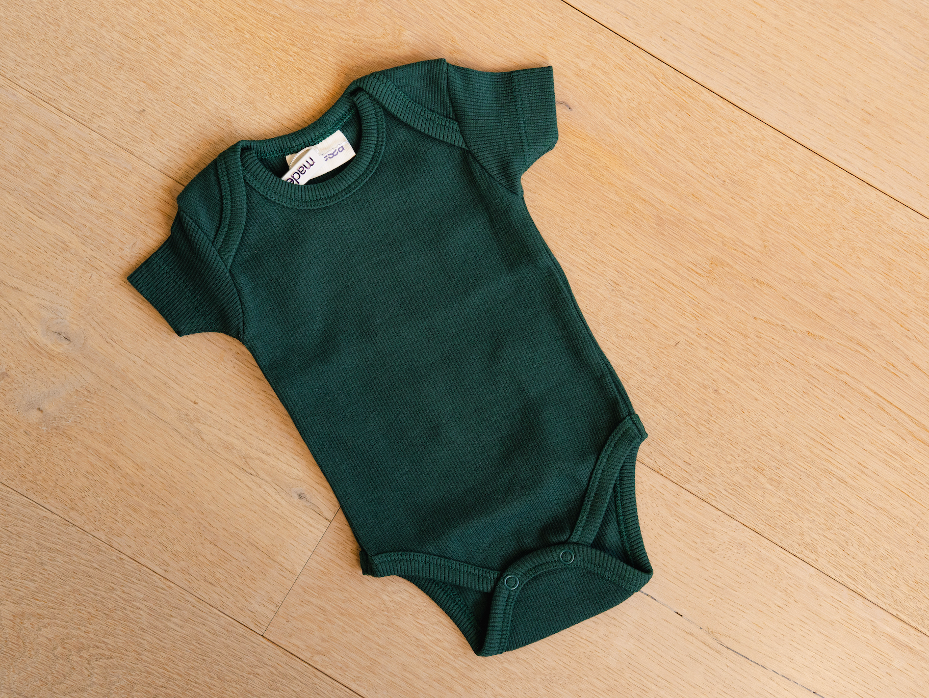 Madessa Short Sleeve Cotton Rib Bodysuit