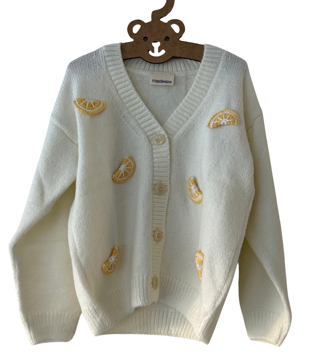 Little Lemon Knit Cardigan
