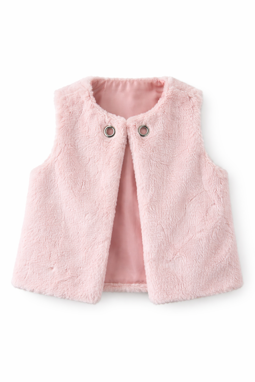 Pink Fur Vest